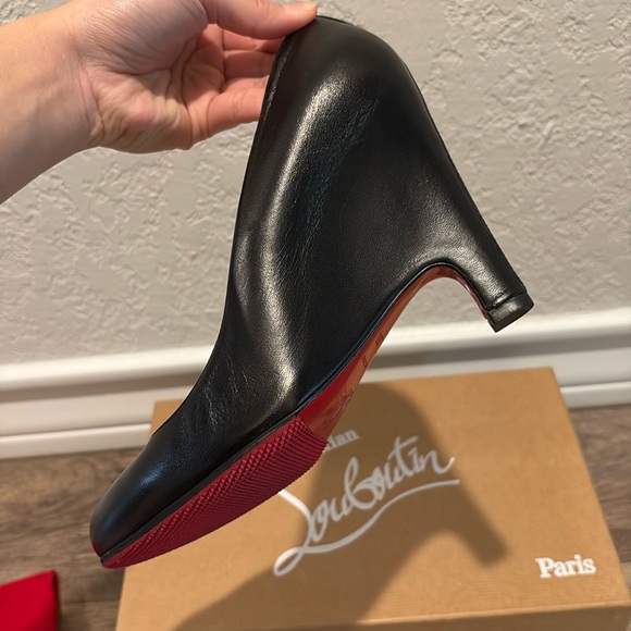 CHRISTIAN LOUBOUTIN size 38.5 Morphing 100 Nappa Black - Picture 8 of 14